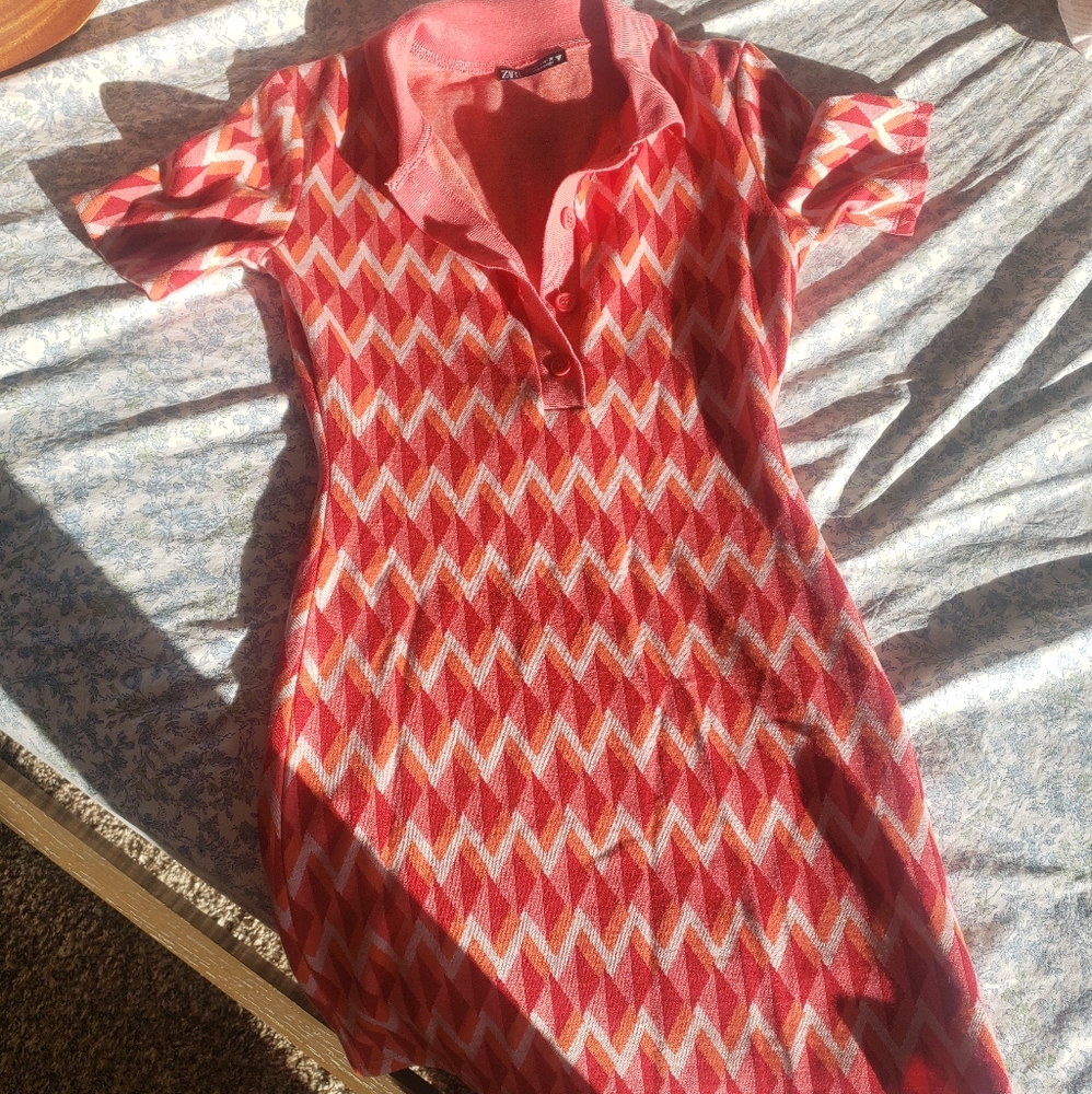 Zara retro style tennis dress